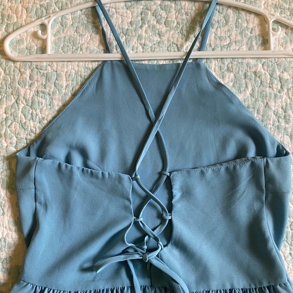 Forever 21 high neck dress with lace up back - Picture 3 of 4
